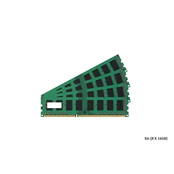 KVR21R15D4K8/128 - Kingston 128GB Kit 8 X 16GB DDR4-2133MHz PC4-17000 ECC Registered CL15 288-Pin DIMM 1.2V Dual Rank Memory