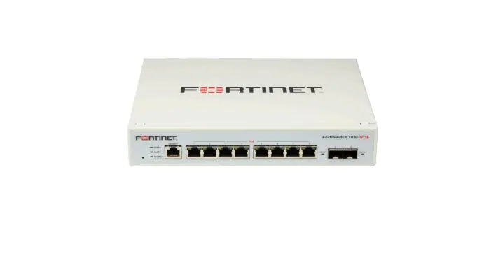 Fortinet FS-108F-POE FortiSwitch 108F Series 8 Ports Manageable Gigabit Ethernet 10/100/1000Base-T,
