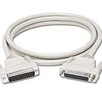 C2G 25ft DB25 M/F Null Modem Cable serial cable Beige 300" (7.62 m)
